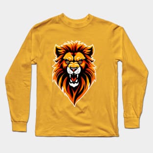 Angry Lion Long Sleeve T-Shirt